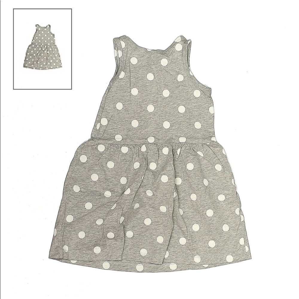Carters pok-a-dot grey dress kids